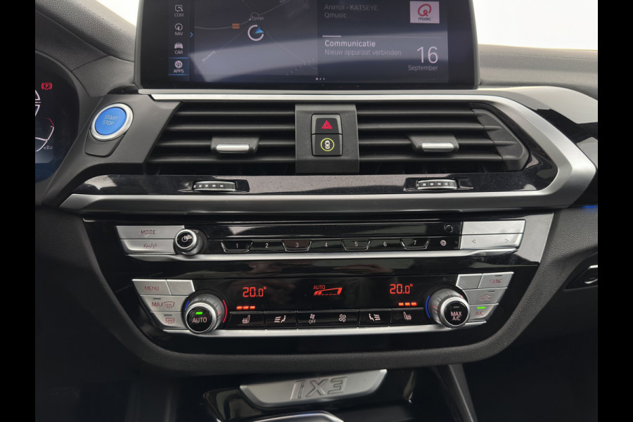 BMW iX3 High Executive 80 kWh [ 3-Fase-11kW ] {SoH-97%} (INCL-BTW) Aut. *PANO | LEATHER | HARMAN/KARDON | ADAPTIVE-CRUISE | FULL-LED | BLINDSPOT | MEMORY-PACK | DIGI-COCKPIT | HEATED-SPORTSEATS | KEYLESS | CAMERA | DAB+ | TOWBAR | HEAD-UP | 20''AL