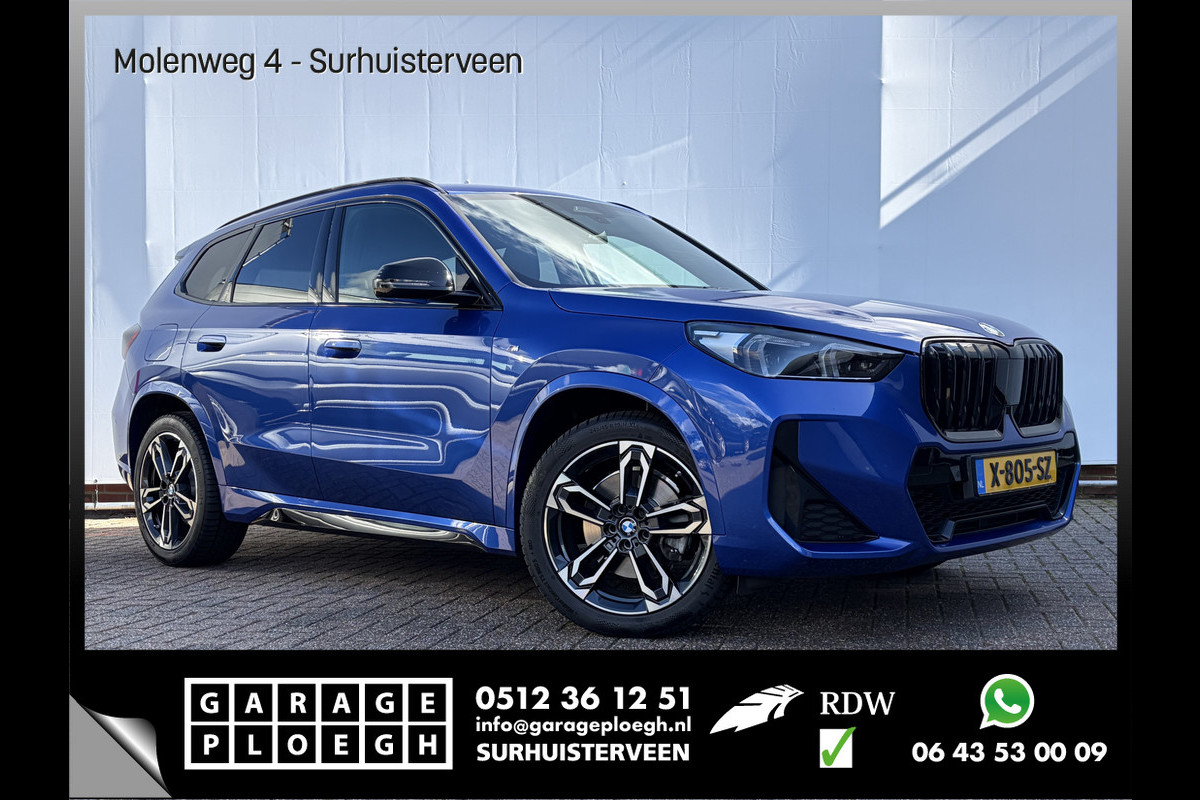 BMW X1 sDrive20i M-Sport Carplay Sportzetels Zwarte hemel PORTIMAO BLAU METALLIC