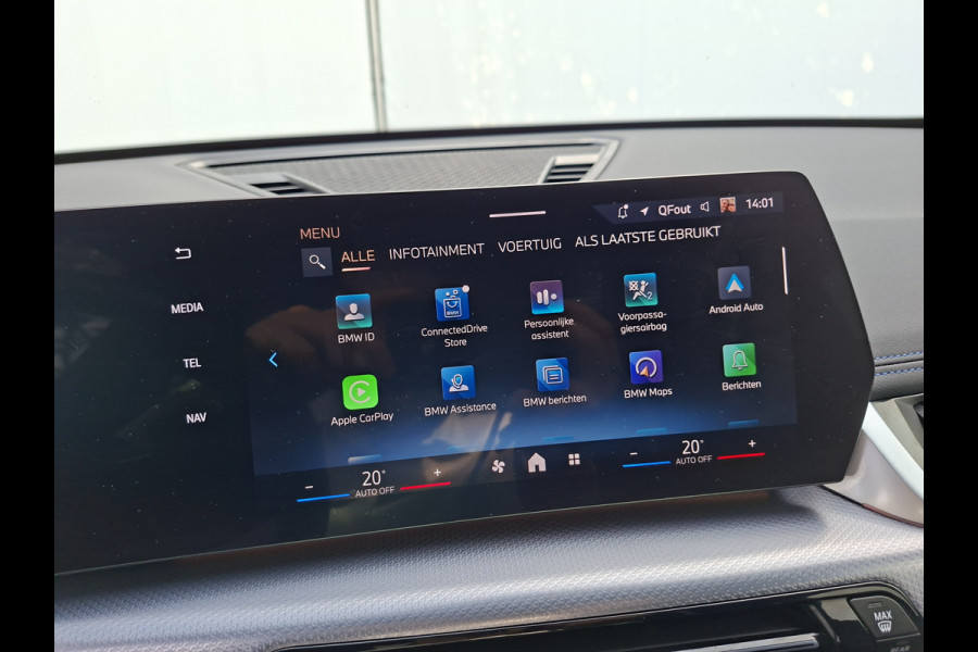 BMW X1 sDrive20i M-Sport Carplay Sportzetels Zwarte hemel PORTIMAO BLAU METALLIC