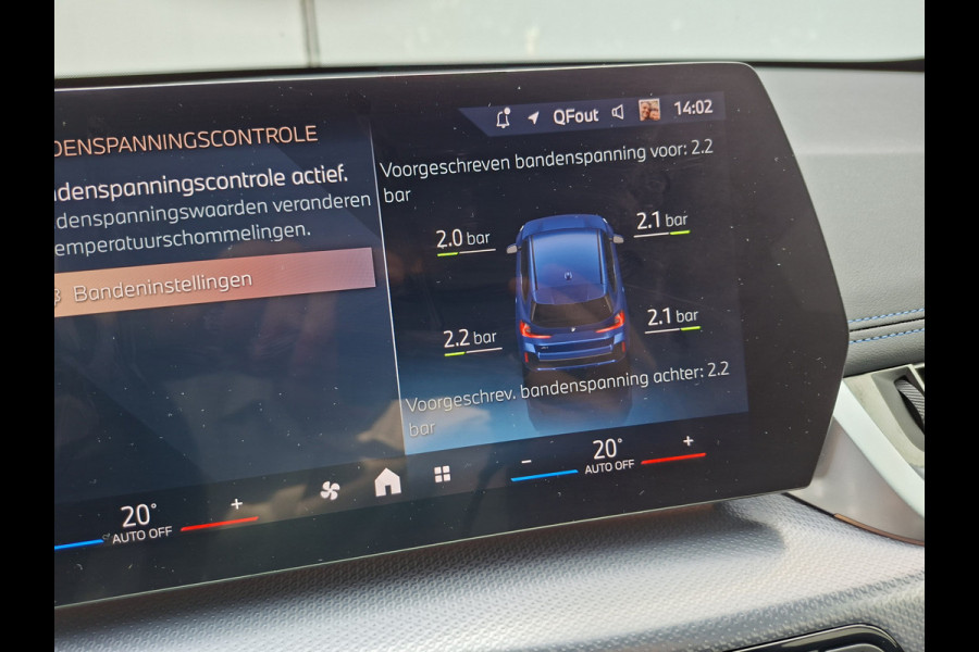 BMW X1 sDrive20i M-Sport Carplay Sportzetels Zwarte hemel PORTIMAO BLAU METALLIC
