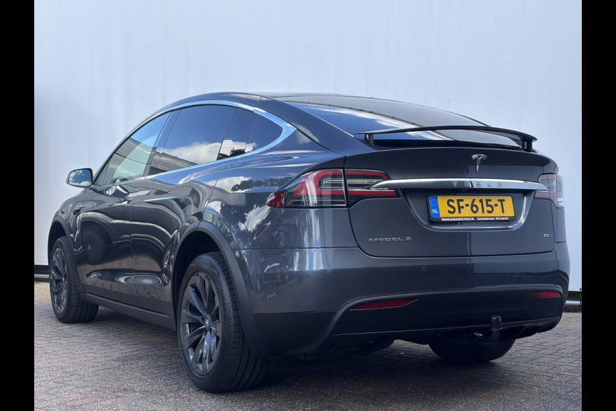 Tesla Model X 75D Pano Adapt.Cruise Incl.BTW Soh 86% Trekhaak(2250kg) Orig.NL