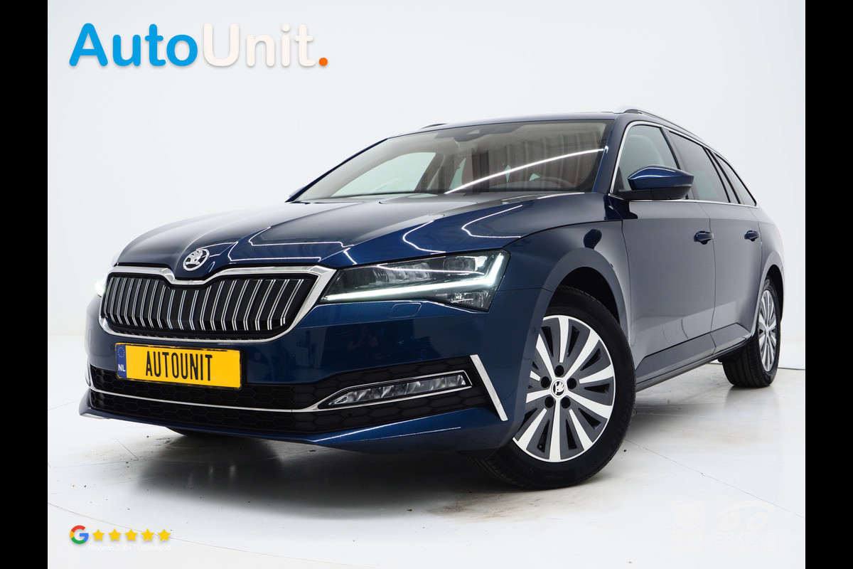 Škoda Superb Combi 1.4 TSI iV Style | Panoramadak | Leder | Trekhaak | Stoelkoeling | 360 | Memory | Keyless | Carplay