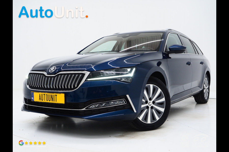 Škoda Superb Combi 1.4 TSI iV Style | Panoramadak | Leder | Trekhaak | Stoelkoeling | 360 | Memory | Keyless | Carplay