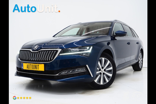 Škoda Superb Combi 1.4 TSI iV Style | Panoramadak | Leder | Trekhaak | Stoelkoeling | 360 | Memory | Keyless | Carplay