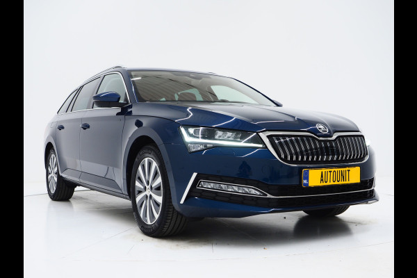 Škoda Superb Combi 1.4 TSI iV Style | Panoramadak | Leder | Trekhaak | Stoelkoeling | 360 | Memory | Keyless | Carplay