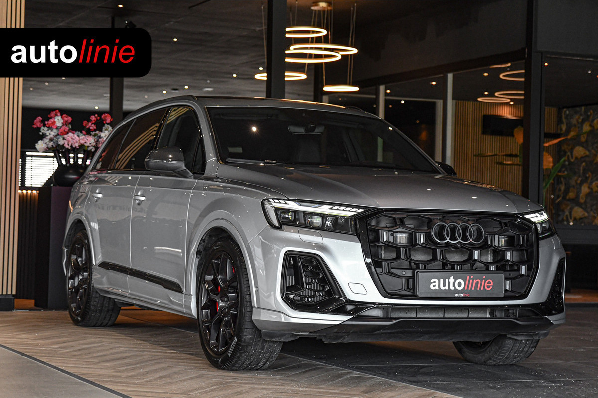Audi Q7 60 TFSI e quattro Pro Line S Competition, Carbon, Massage, Luchtvering, Alcantara, 4-wielsturing, 360 3D, OLED, B&O, HUD!