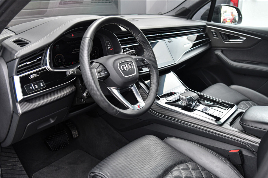 Audi Q7 60 TFSI e quattro Pro Line S Competition, Carbon, Massage, Luchtvering, Alcantara, 4-wielsturing, 360 3D, OLED, B&O, HUD!