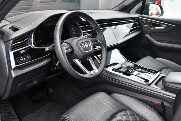 Audi Q7 60 TFSI e quattro Pro Line S Competition, Carbon, Massage, Luchtvering, Alcantara, 4-wielsturing, 360 3D, OLED, B&O, HUD!