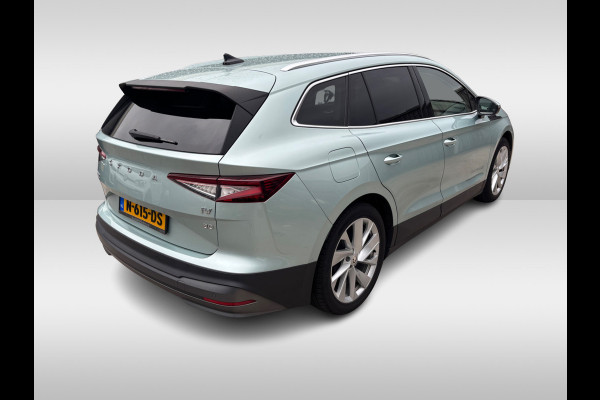 Škoda ENYAQ iV 80 / SOH 91,7% / Trekhaak / Camera / Leder / Matrix LED / 19'' / CarPlay / Stoelverwarming 4x / Dodehoek / DAB / ACC