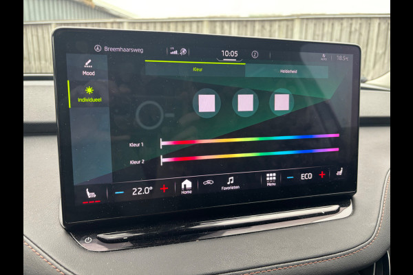 Škoda ENYAQ iV 80 / SOH 91,7% / Trekhaak / Camera / Leder / Matrix LED / 19'' / CarPlay / Stoelverwarming 4x / Dodehoek / DAB / ACC