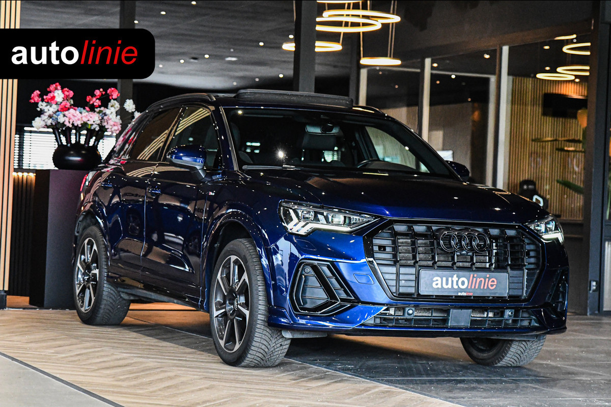 Audi Q3 45 TFSI e 3xS-Line, Pano, 360, Matrix, Keyless, Camera, Dodeh, ACC, Alcantara!