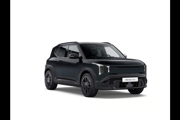 Kia EV2 Black-Line 61 kWh | Actieprijs* | 5p. | Navi. | Clima. | Adapt. Cruise. | Stoel&Stuur Verwarming | 15l Frunk | Glazen Schuif-/Kanteldak | Harman Kardon | Black-Line Vegan Lederen Stoelbekleding | Dodehoekcamera |