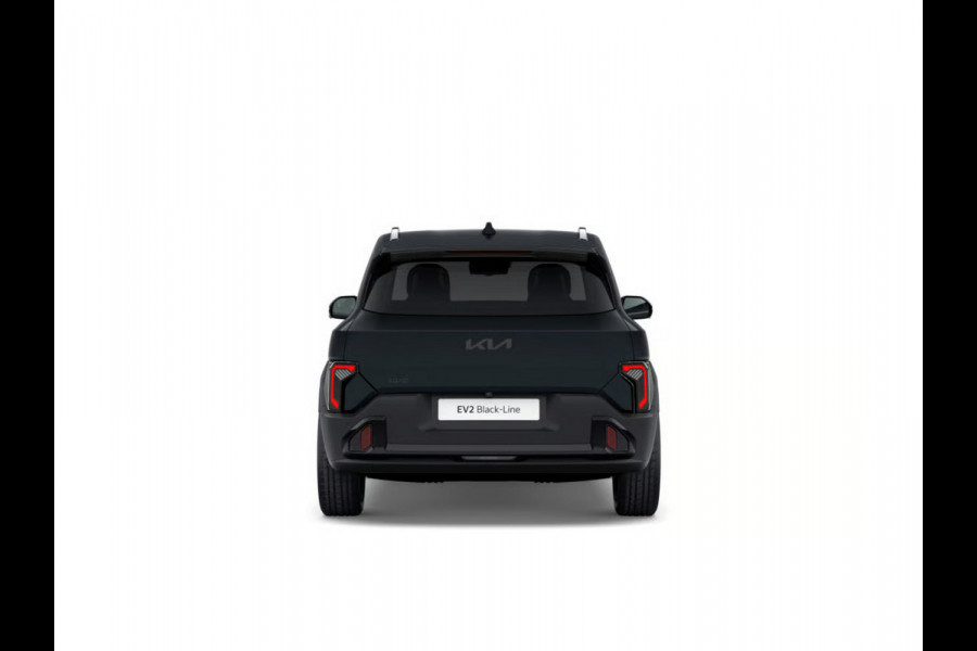 Kia EV2 Black-Line 61 kWh | Actieprijs* | 5p. | Navi. | Clima. | Adapt. Cruise. | Stoel&Stuur Verwarming | 15l Frunk | Glazen Schuif-/Kanteldak | Harman Kardon | Black-Line Vegan Lederen Stoelbekleding | Dodehoekcamera |