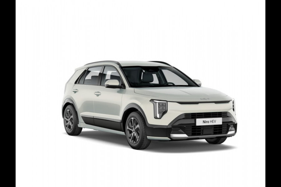 Kia Niro 1.6 GDi Hybrid DynamicLine | Actieprijs* | Navi. | Clima. | Achteruitrijcamera | Adapt. Cruise. | Parkeersensoren | Dakrails | Bekleding In Stof/Lederlook Combinatie