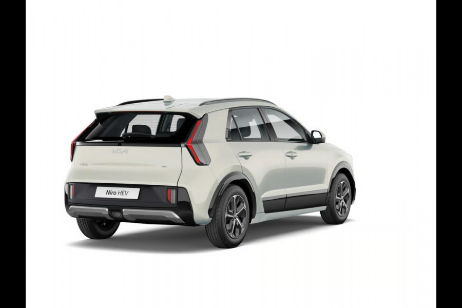 Kia Niro 1.6 GDi Hybrid DynamicLine | Actieprijs* | Navi. | Clima. | Achteruitrijcamera | Adapt. Cruise. | Parkeersensoren | Dakrails | Bekleding In Stof/Lederlook Combinatie