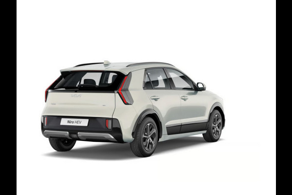 Kia Niro 1.6 GDi Hybrid DynamicLine | Actieprijs* | Navi. | Clima. | Achteruitrijcamera | Adapt. Cruise. | Parkeersensoren | Dakrails | Bekleding In Stof/Lederlook Combinatie