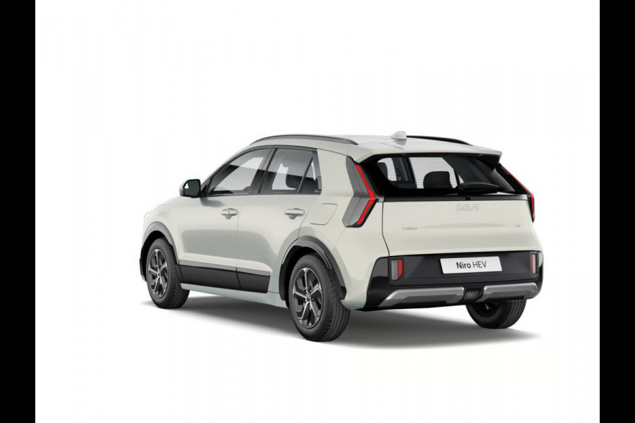 Kia Niro 1.6 GDi Hybrid DynamicLine | Actieprijs* | Navi. | Clima. | Achteruitrijcamera | Adapt. Cruise. | Parkeersensoren | Dakrails | Bekleding In Stof/Lederlook Combinatie