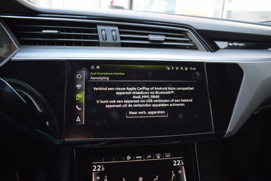 Audi e-tron 50 quattro S edition 71 kWh | Trekhaak | HUD | B&O | 360 Cam | Half Leer