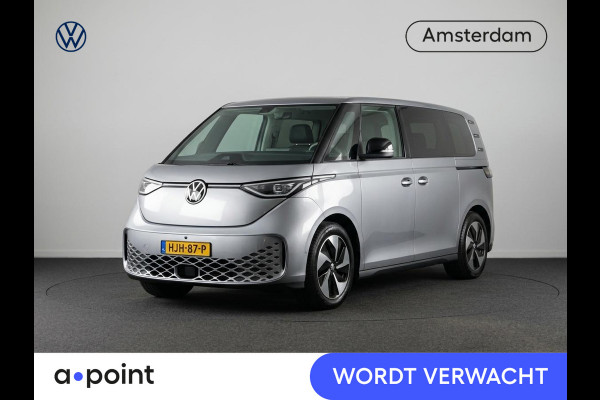 Volkswagen ID. Buzz Pro 86 kWh LWB 7p. 286 pk | Navigatie | Parkeersensoren (Park assist) | Achteruitrijcamera | Stoel / Stuurverwarming | Voorruitverwarming |