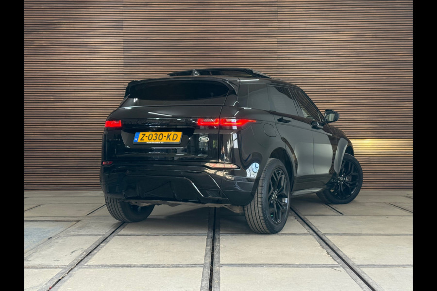 Land Rover Range Rover Evoque 2.0 D165 AWD R-Dynamic HSE | Black Edition | PANO | Leder | Meridian | Winter Pakket | 20inch | ACC