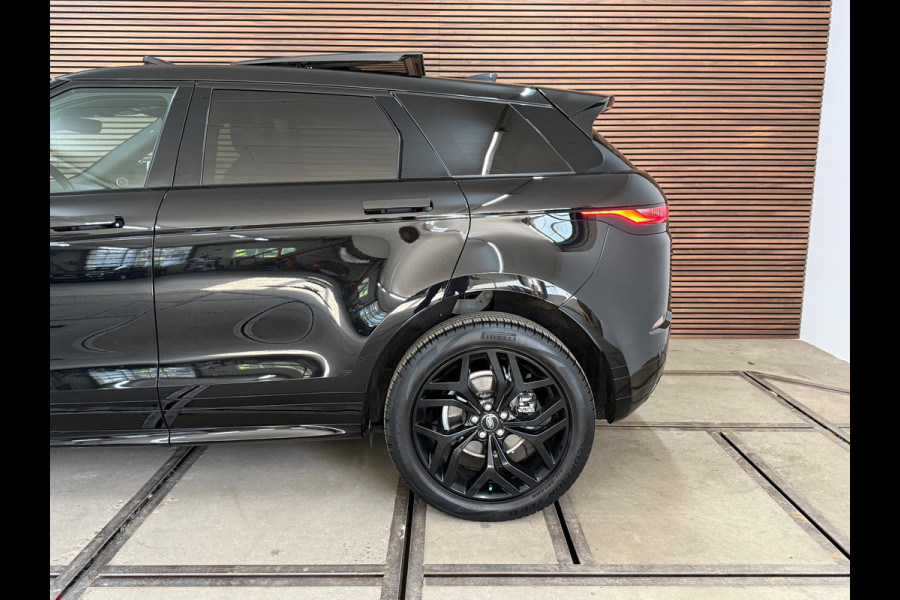 Land Rover Range Rover Evoque 2.0 D165 AWD R-Dynamic HSE | Black Edition | PANO | Leder | Meridian | Winter Pakket | 20inch | ACC