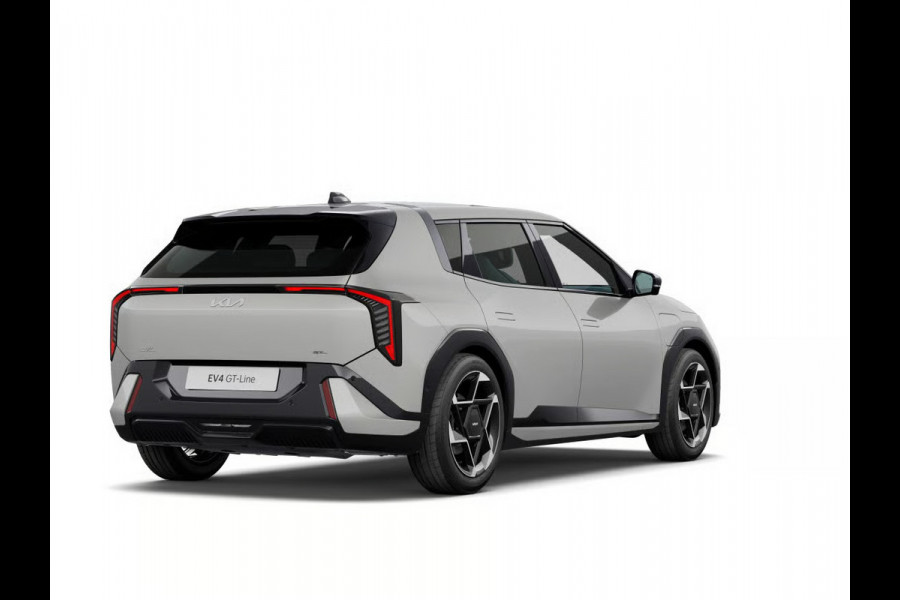 Kia EV4 GT-PlusLine 81.4 kWh | Actieprijs* | Navi. | Clima. | Adapt. Cruise. | Dodehoekcamera | Glazen Schuif-/Kanteldak | Harman Kardon | GT-Line Vegan Lederen Stoelbekleding | Slimme Parkeerassistentie
