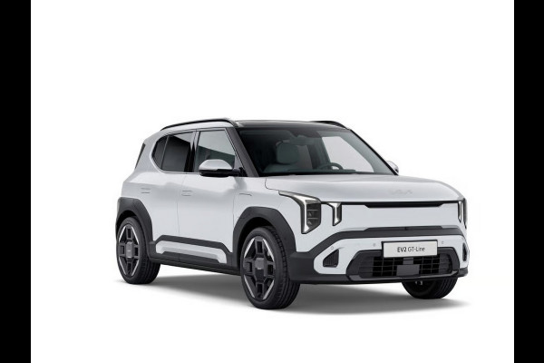 Kia EV2 GT-Line 61 kWh | Actieprijs* | 5p. | Navi. | Clima. | Adapt. Cruise. | Stoel&Stuur Verwarming | 15L Frunk | Glazen Schuif-/Kanteldak | Harman Kardon | Vegan Lederen Stoelbekleding 'GT-Line' | Dodehoekcamera | Slimme Parkeerassistentie