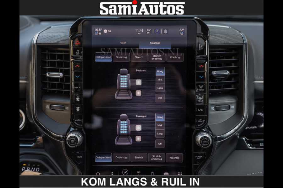 Dodge Ram De Meest Luxe en Volle Pick-Up in zijn Klasse €84950,- excl | Limited H.O 540HP 706Nm | Massage + Full Option | Comfortabele Dubbele Cabine met Royale 5 Zitplaatsen | BPM vrij | Nu Leverbaar uit Voorraad | Voorraad Nr 2304 - 8540 | De specialist in Amerikaanse pick‑ups in Nederland en Europa.