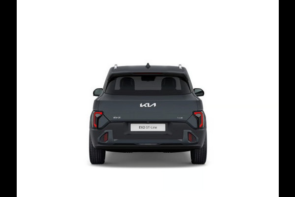 Kia EV2 GT-Line 61 kWh | 5p. | Actieprijs* | Navi. | Clima. | Adapt. Cruise | Stoel&Stuur Verwarming | Dakrails | 15L Frunk | Harman Kardon | Glazen Kanteldak | Vegan Lederen Stoelbekleding 'Black-Line' | Dodehoekcamera