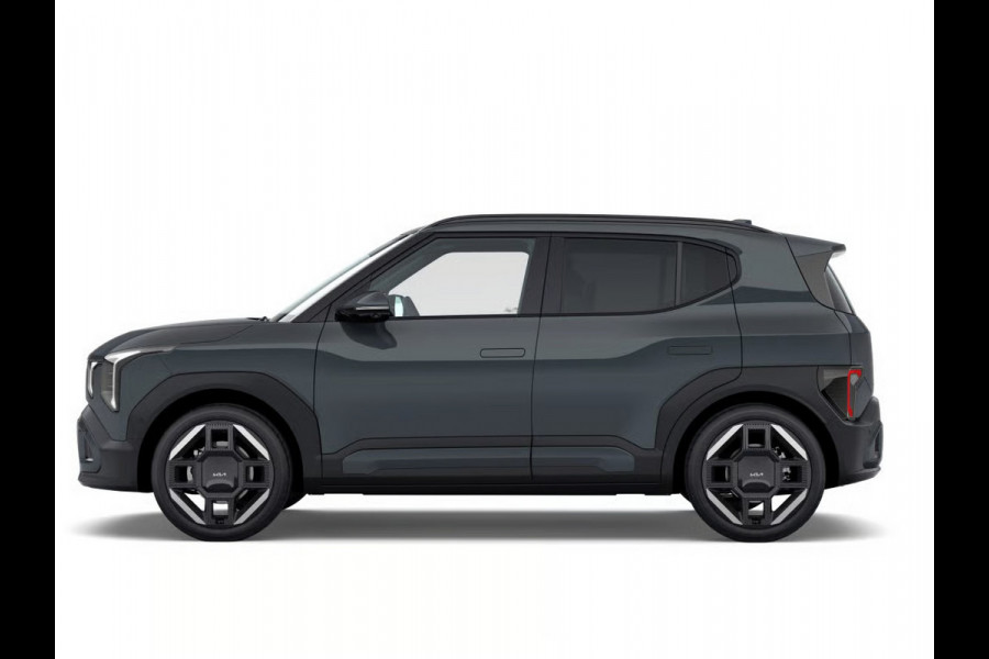 Kia EV2 GT-Line 61 kWh | 5p. | Actieprijs* | Navi. | Clima. | Adapt. Cruise | Stoel&Stuur Verwarming | Dakrails | 15L Frunk | Harman Kardon | Glazen Kanteldak | Vegan Lederen Stoelbekleding 'Black-Line' | Dodehoekcamera