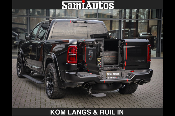 Dodge Ram LIMITED 2027 5.7 V8 HEMI | MAXIMAAL UITGERUST | DUBBELE CABINE | 5 PERSOONS | DC | Allernieuwste Limited uitvoering – volledig uitgerust met alle opties, inclusief MWK en normale laadbak.