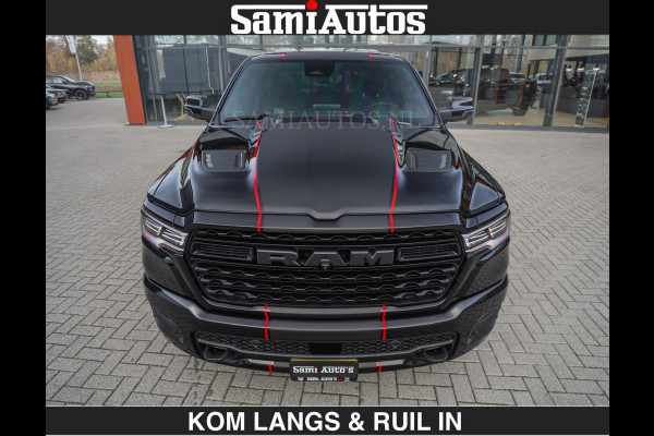 Dodge Ram LIMITED 2027 5.7 V8 HEMI | MAXIMAAL UITGERUST | DUBBELE CABINE | 5 PERSOONS | DC | Allernieuwste Limited uitvoering – volledig uitgerust met alle opties, inclusief MWK en normale laadbak.