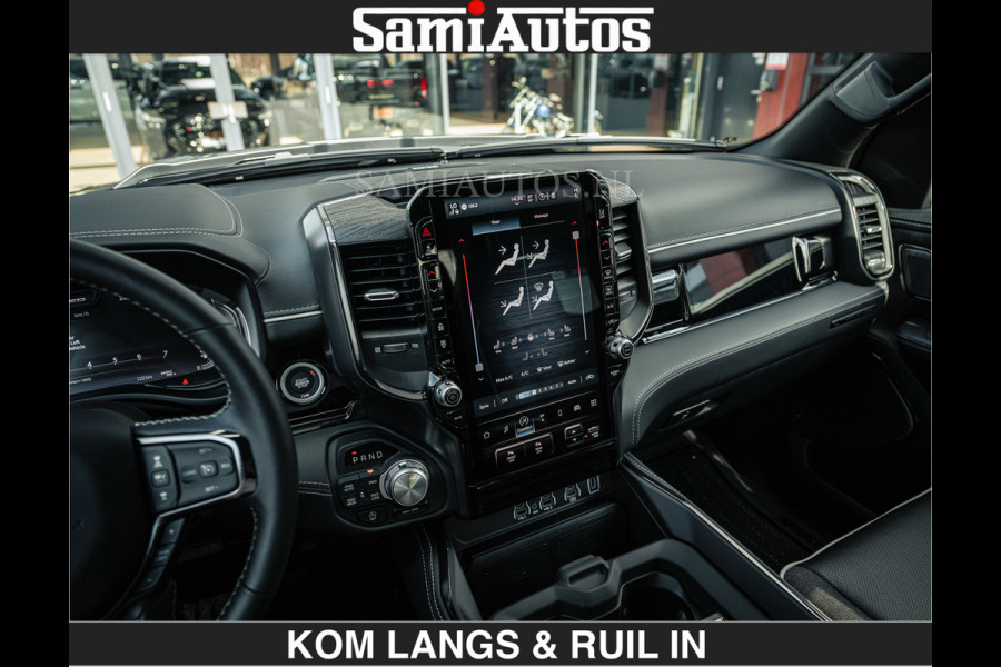 Dodge Ram LIMITED 2027 5.7 V8 HEMI | MAXIMAAL UITGERUST | DUBBELE CABINE | 5 PERSOONS | DC | Allernieuwste Limited uitvoering – volledig uitgerust met alle opties, inclusief MWK en normale laadbak Voorraad nr 3806
