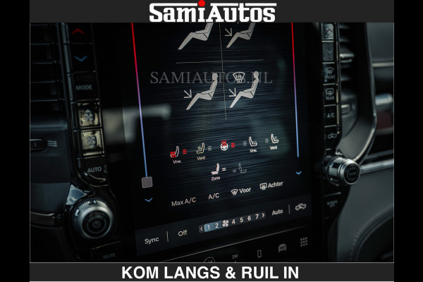 Dodge Ram LIMITED 2027 5.7 V8 HEMI | MAXIMAAL UITGERUST | DUBBELE CABINE | 5 PERSOONS | DC | Allernieuwste Limited uitvoering – volledig uitgerust met alle opties, inclusief MWK en normale laadbak Voorraad nr 3806