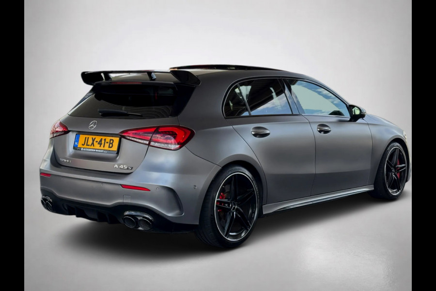 Mercedes-Benz A-Klasse AMG 45 S 4MATIC+ (Panorama, Schaalstoelen, Performance Pack, Aero Pack, SfeerV, Burmester, Camera, StoelV)