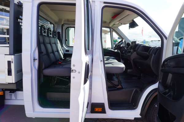 Fiat Ducato 2.2 MultiJet 180PK S&S 3.5t Heavy Dubbelcabine Automaat nr. V105 | Airco | Cruise | Standkachel | 7 Persoons