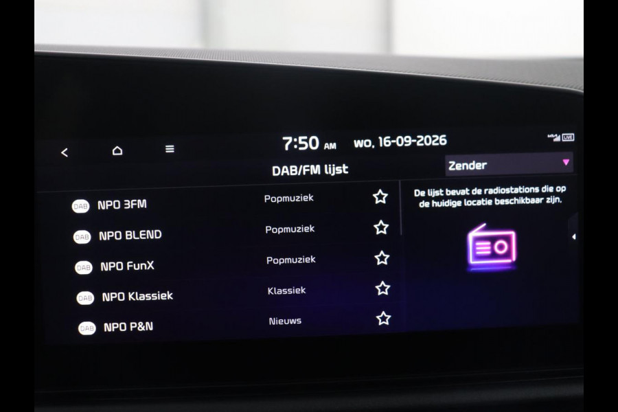 Kia Niro 1.6 GDi Hybrid DynamicLine | Half leder | Adaptive cruise | Lane assist | Trekhaak | Camera | Park assist | Carplay | Climate control | Full LED | 16" velgen