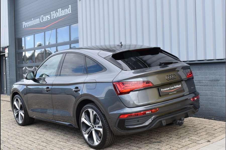 Audi Q5 Sportback 50 TFSI e S-Line RS-Leder Luchtvering Trekhaak HUD Oled Matrix ACC Keyless 21 Inch