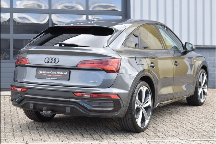 Audi Q5 Sportback 50 TFSI e S-Line RS-Leder Luchtvering Trekhaak HUD Oled Matrix ACC Keyless 21 Inch