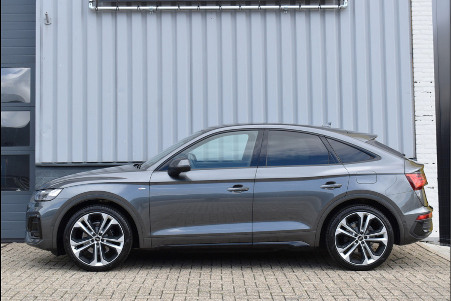 Audi Q5 Sportback 50 TFSI e S-Line RS-Leder Luchtvering Trekhaak HUD Oled Matrix ACC Keyless 21 Inch
