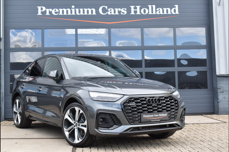 Audi Q5 Sportback 50 TFSI e S-Line RS-Leder Luchtvering Trekhaak HUD Oled Matrix ACC Keyless 21 Inch