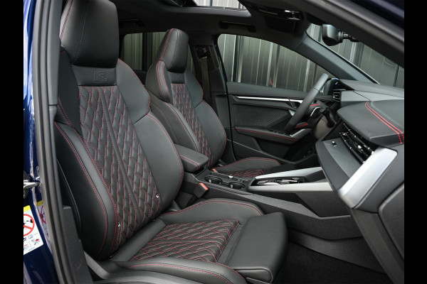 Audi A3 Sportback 45 TFSI e S edition Competition | Panoramadak | 5 jr Garantie | HUD | Sonos Sound | Camera | Ambiance interieur | Active Cruise | S-Seats + Memory | Stoelverwarming | Keyless |