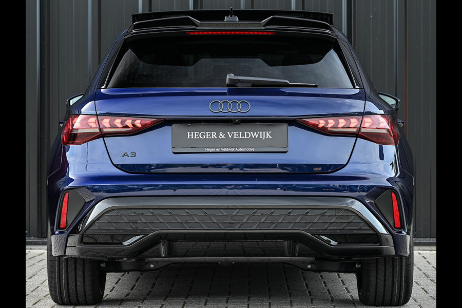 Audi A3 Sportback 45 TFSI e S edition Competition | Panoramadak | 5 jr Garantie | HUD | Sonos Sound | Camera | Ambiance interieur | Active Cruise | S-Seats + Memory | Stoelverwarming | Keyless |