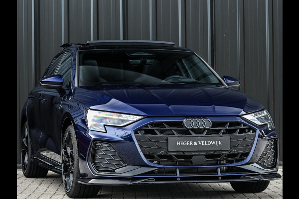 Audi A3 Sportback 45 TFSI e S edition Competition | Panoramadak | 5 jr Garantie | HUD | Sonos Sound | Camera | Ambiance interieur | Active Cruise | S-Seats + Memory | Stoelverwarming | Keyless |
