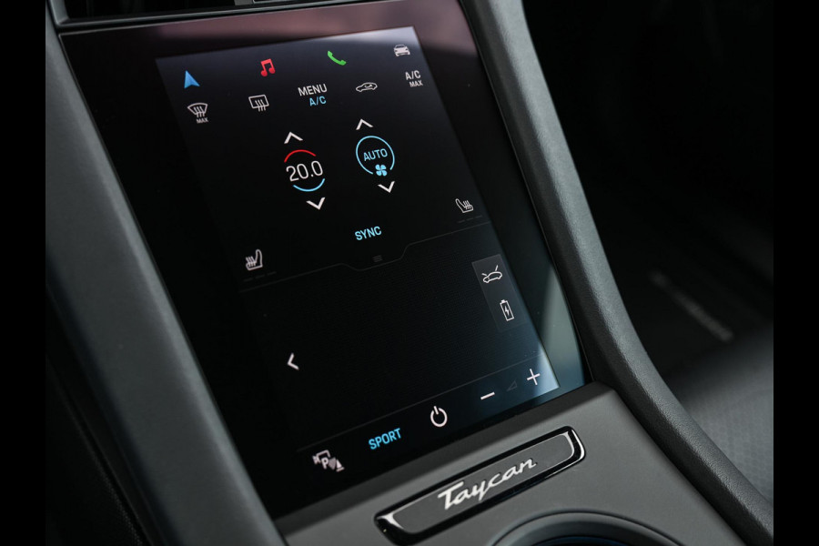 Porsche Taycan Performance 84 kWh | Bose | 360 Camera | Luchtvering | Ambiance Interieur | Stoelverwarming | Elektr. verst. Stoelen | Keyless Entry |