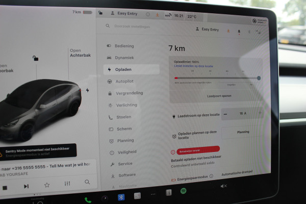 Tesla Model Y Long Range AWD 75 kWh / SOH 90,1% / Autopilot / Panoramadak / Camera / 20'' / Keyless / Leder / Dodehoek / Navigatie / Stoelverwarming