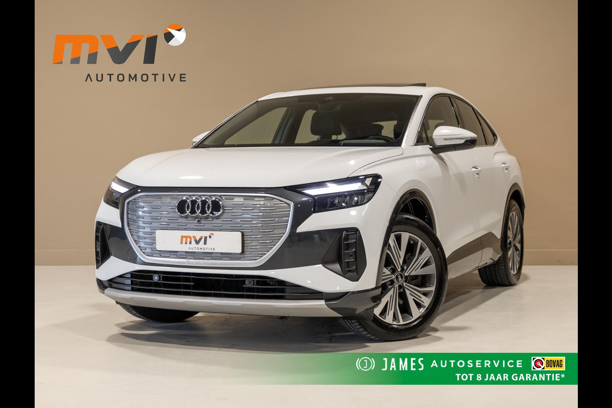 Audi Q4 Sportback e-tron 40 S edition 77 kWh SOH 93% / 204pk / Panoramadak / Leder