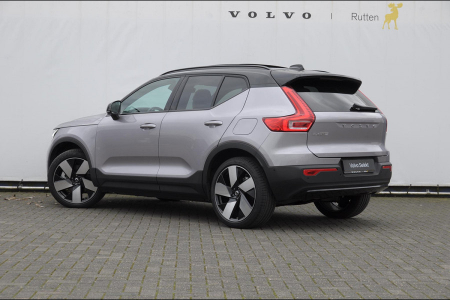 Volvo EX40 252PK Single Motor Extended Range 82 kWh Plus / Lounge Pakket / Extra getint glas / 360 Camera / 20'' velgen / Panoramadak / Zwart dak