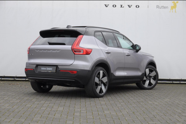 Volvo EX40 252PK Single Motor Extended Range 82 kWh Plus / Lounge Pakket / Extra getint glas / 360 Camera / 20'' velgen / Panoramadak / Zwart dak