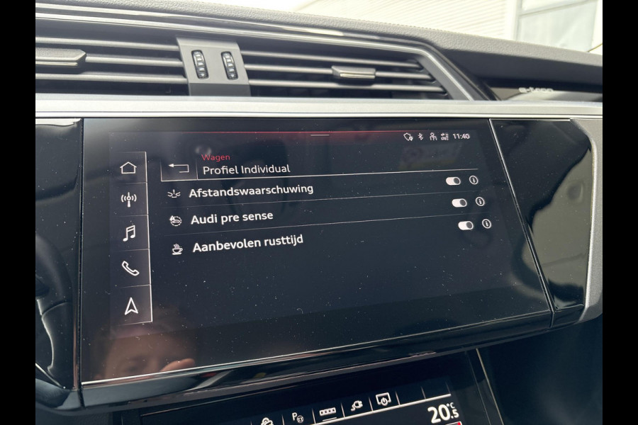 Audi e-tron 55 quattro Advanced edition 95 kWh | SOH 93,6% | Luchtvering | Memory Seat | Navigatie |